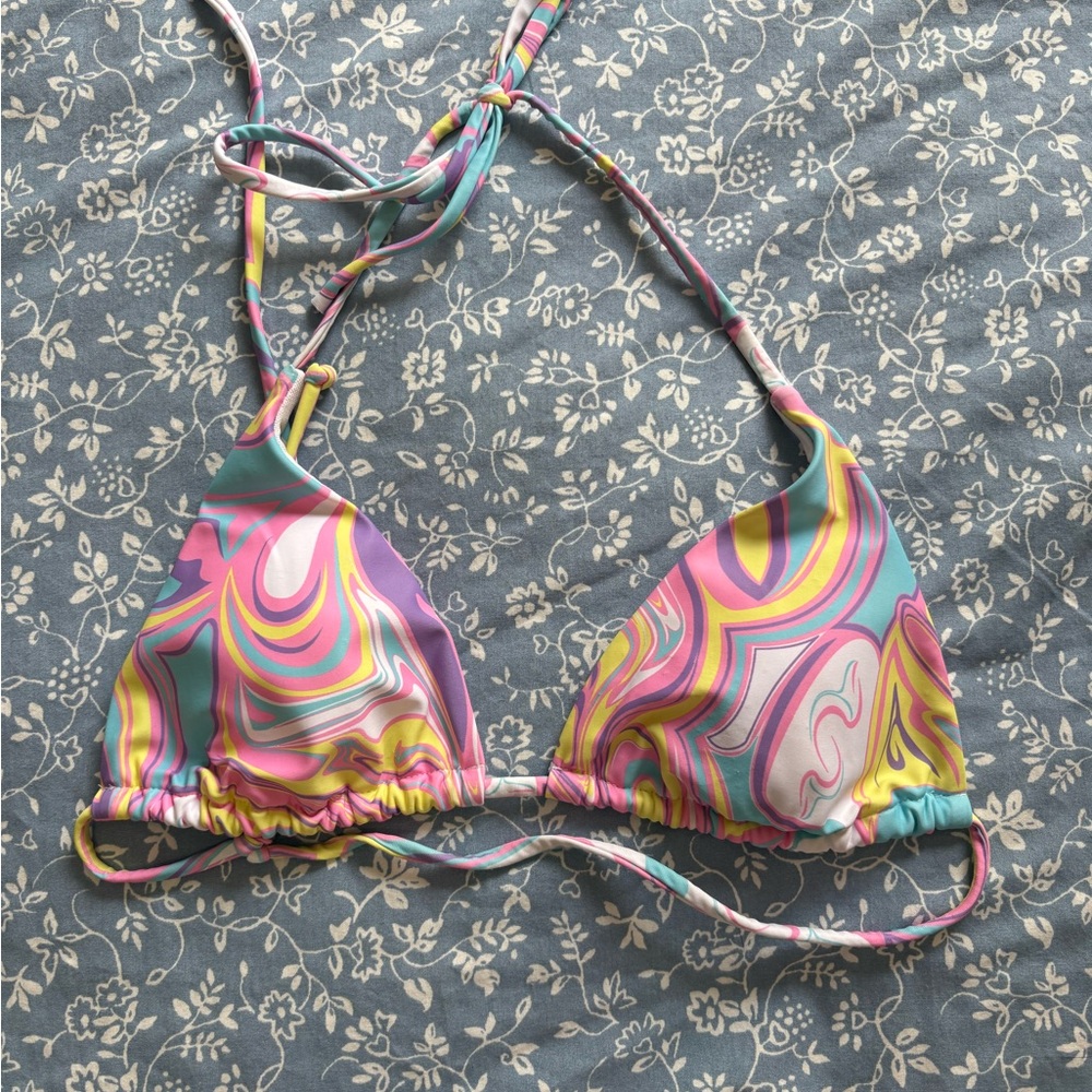 Colorful Swim Bikini Top
